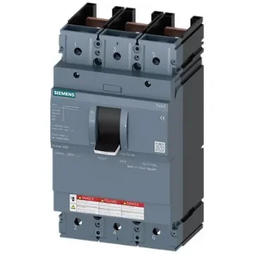 Siemens, SENTRON MCCB Molded Case Circuit Breaker 4P 600A, Breaking Capacity 65 kA, Fixed Mount - 3VA5460-0BB41-0AA0 product image