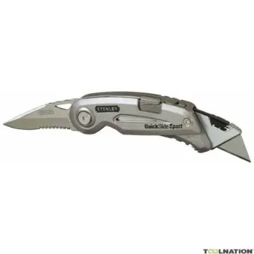 Stanley Knife with Double-Sided Blade, Retractable, 76mm Blade Length - 0-10-813 product image