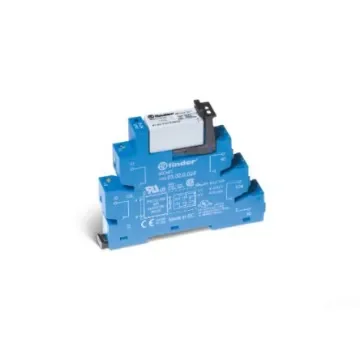 Finder 38 Series Interface Relay Module, DIN Rail Mount, 24V dc Coil, SPDT, 5mA Load - 380170240050 product image