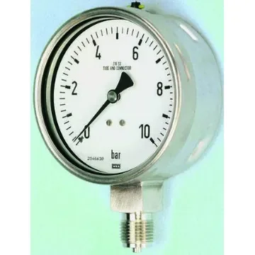 RS PRO G 1/2 Analogue Pressure Gauge 1bar Bottom Entry 100mm Outside Diameter - 2582330 product image