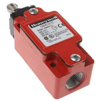 Honeywell GSS Series Plunger Limit Switch, NO/NC, IP67, DP, Metal Housing, 240V ac Max, 3A Max - GSAC01C product image