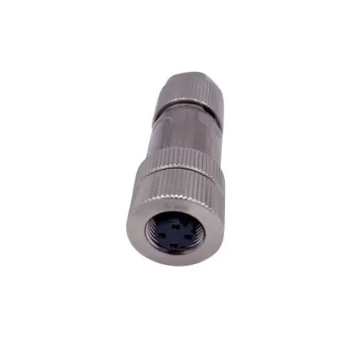 Norcomp Circular Connector, 4 Contacts, Free Hanging, M12 Connector, Plug and Socket, Female, IP67 - 858FD04-203RCS1 product image