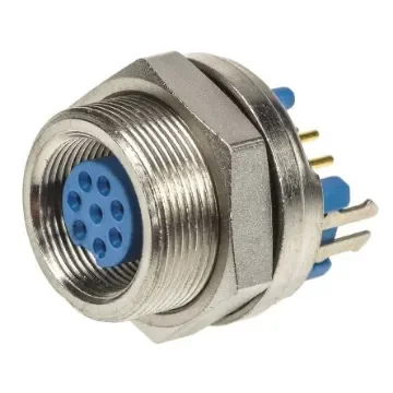 TE Connectivity Circular Connector, 8 Contacts, Panel Mount, Subminiature Connector, Socket, Female, IP65, TRIAD 01 - 7-1437719-8 product image