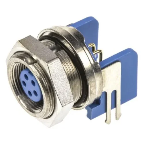 TE Connectivity Circular Connector, 5 Contacts, Panel Mount, Subminiature Connector, Socket, Female, IP65, TRIAD 01 - 6-1437719-0 product image
