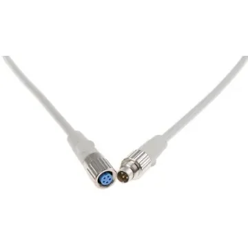 TE Connectivity Straight Female 5 way M9 to Straight Male 5 way M9 Sensor Actuator Cable, 3m - 3-1437720-1 product image