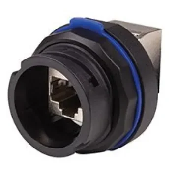 AXINDUS Female Ethernet Connector, Box Mount, Cat6a 1 Port 1 -Way - I46AFSIP68 product image