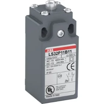ABB Roller Lever Limit Switch, 1NO/1NC, IP66, Zinc Alloy Housing, 400V ac ac Max - 1SBV010211R1320 product image