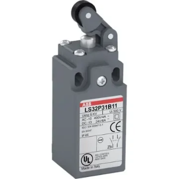 ABB Roller Lever Limit Switch, 1NO/1NC, IP66, Zinc Alloy Housing, 400V ac ac Max - 1SBV010231R1211 product image