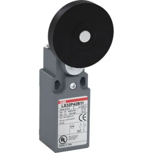 ABB Roller Lever Limit Switch, 1NO/1NC, IP65, Fibreglass Plastic Housing, 400V ac ac Max - 1SBV010342R1211 product image