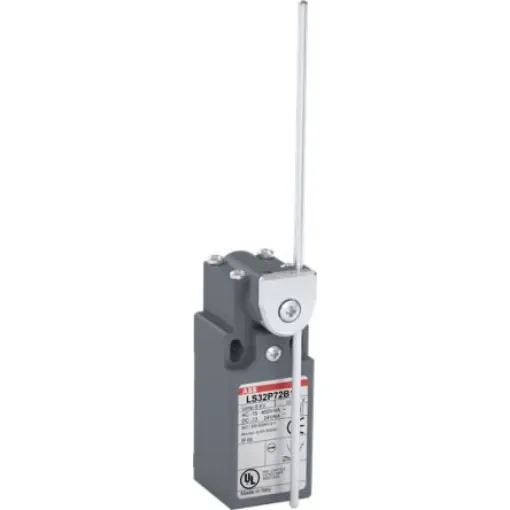 ABB Roller Lever Limit Switch, 1NO/1NC, IP65, Plastic Housing, 400V ac ac Max - 1SBV010372R1211 product image