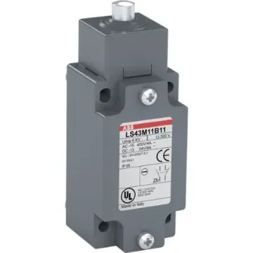 ABB Plunger Limit Switch, 1NO/1NC, IP66, Metal Housing, 400V ac ac Max - 1SBV011611R1211 product image