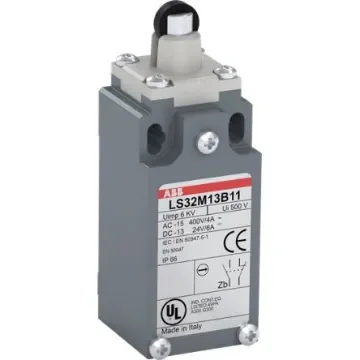 ABB Roller Lever Limit Switch, 1NO/1NC, IP66, Zinc Alloy Housing, 400V ac ac Max - 1SBV011913R1211 product image