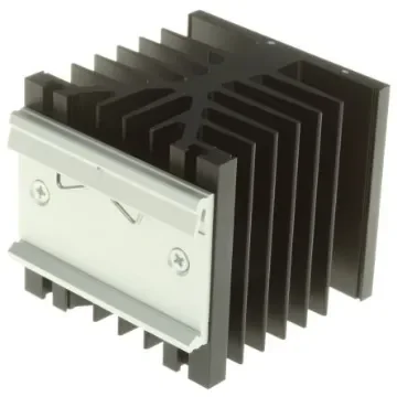 Fischer Elektronik Heatsink, 1.3K/W, 75 x 80 x 78.6mm, DIN Rail - SK89-75KLSSR1 product image