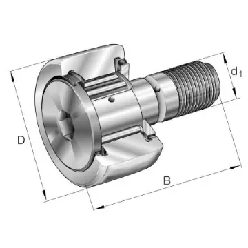 Stud Type Track Roller Track Roller KR32-PP-A-NMT, 32mm OD product image