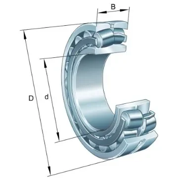 FAG 22309-E1-XL 45mm I.D Spherical Roller Bearing, 100mm O.D product image