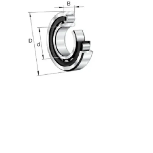 FAG NU2211-E-XL-TVP2 55mm I.D Cylindrical Roller Bearing, 100mm O.D product image