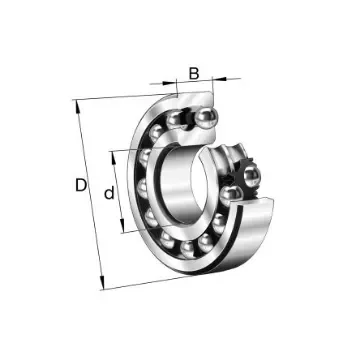 FAG 2213-K-TVH-C3 Self Aligning Ball Bearing- Open Type 65mm I.D, 120mm O.D product image