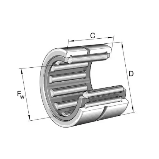 INA RNA4913-XL 72mm I.D Cylindrical Roller Bearing, 90mm O.D product image