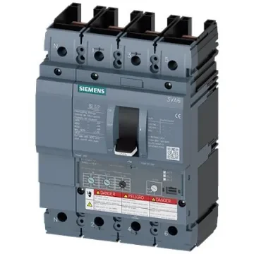 Siemens, SENTRON MCCB Molded Case Circuit Breaker 4P 250A, Breaking Capacity 150 kA, Fixed Mount - 3VA6225-8HL41-2AA0 product image