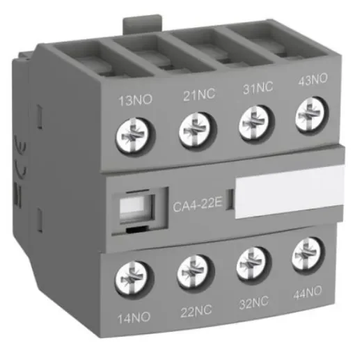 ABB Auxiliary Contact Block, 2 Contact, 2NC + 2NO, Front Mount - 1SBN010140R1122 product image