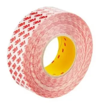 3M Transparent Double Sided Polyester Tape, 0.2mm Thick, Acrylic Backing, 50mm x 50m - GPT-020 50 mm x 50m product image