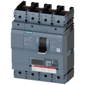 Siemens, SENTRON MCCB Molded Case Circuit Breaker 4P 250A, Breaking Capacity 150 kA, Fixed Mount - 3VA6325-8JP41-0AA0 product image