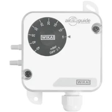 WIKA Pressure Switch, 5mbar to 45 mbar - 43699448 product image