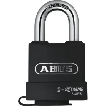 ABUS Key Weatherproof Steel Padlock, 11.5mm Shackle - 52937 product image