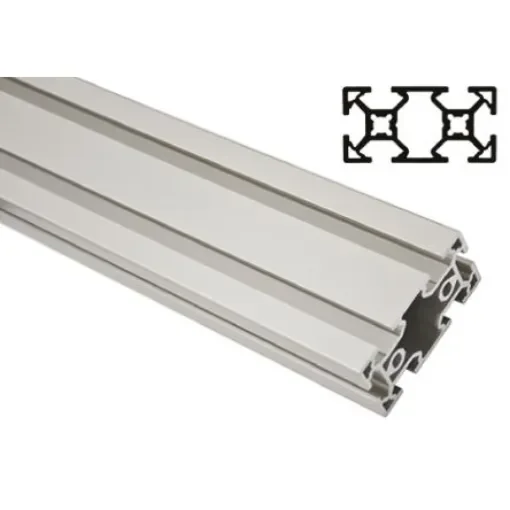 FlexLink Silver Aluminium Profile Strut, 22 x 44 mm, 5.6mm Groove, 3000mm Length, Series XD - XDBM 3X22X44 product image