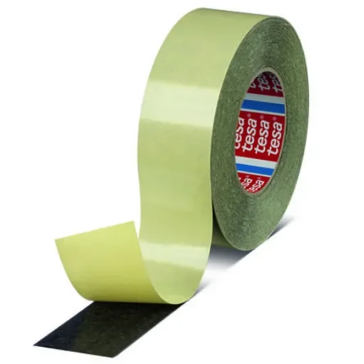 Tesa 5938 White Double Sided Cloth Tape, 190mm Thick, 8 N/cm, Cloth Backing, 50mm x 50m - 05938-00000-00 product image