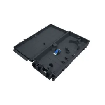 HellermannTyton Connectivity 2 Port LC Single Mode Fibre Optic Patch Panel With 1 Ports Populated - CCE-A11121LX1/BK product image