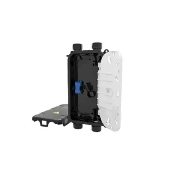 HellermannTyton Connectivity 2 Port LC Single Mode Fibre Optic Patch Panel With 1 Ports Populated - CCPXT-X1111X1LP0021X/BK product image