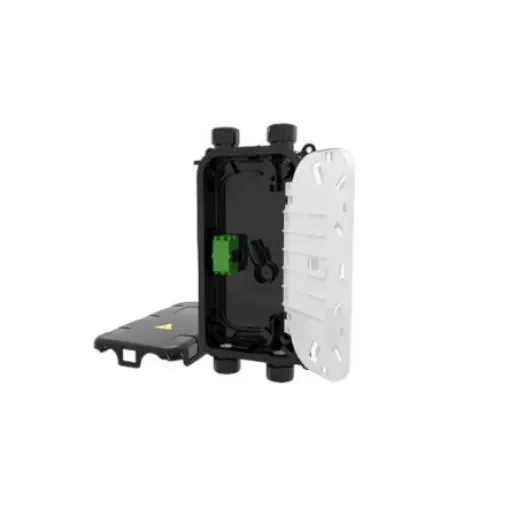 HellermannTyton Connectivity 2 Port LC Single Mode Fibre Optic Patch Panel With 2 Ports Populated - CCPXT-X1111X2AP0041X/BK product image