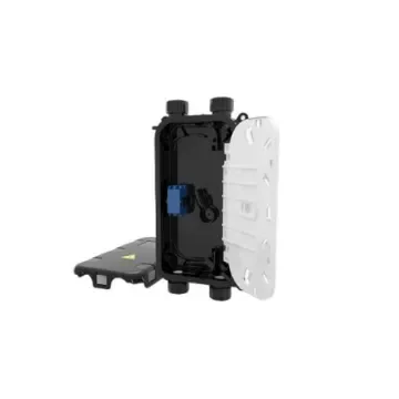 HellermannTyton Connectivity 2 Port LC Single Mode Fibre Optic Patch Panel With 2 Ports Populated - CCPXT-X1111X2LP0041X/BK product image