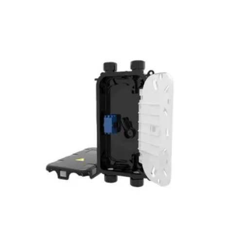 HellermannTyton Connectivity 2 Port LC Single Mode Fibre Optic Patch Panel With 2 Ports Populated - CCPXT-X1111X2LP0041X/BK product image