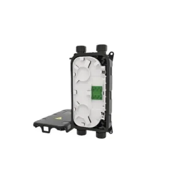 HellermannTyton Connectivity 2 Port Single Mode Fibre Optic Patch Panel With 0 Ports Populated - CCPXT-X1111XXXXXXX1X/BK product image