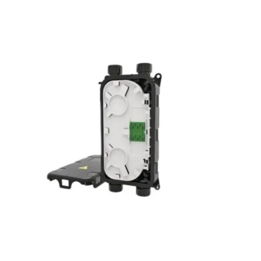 HellermannTyton Connectivity 2 Port Single Mode Fibre Optic Patch Panel With 0 Ports Populated - CCPXT-X1111XXXXXXX1X/BK product image