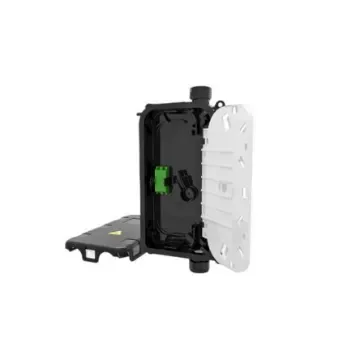 HellermannTyton Connectivity 2 Port LC Single Mode Fibre Optic Patch Panel With 1 Ports Populated - CCPXT-X1X1XX1AP0021X/BK product image