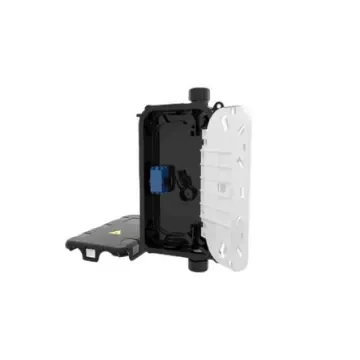 HellermannTyton Connectivity 2 Port LC Single Mode Fibre Optic Patch Panel With 2 Ports Populated - CCPXT-X1X1XX2LP0041X/BK product image