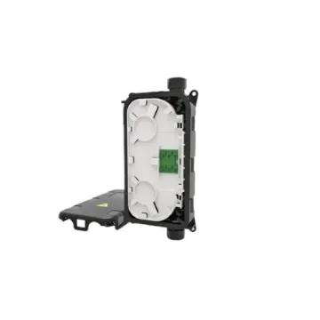 HellermannTyton Connectivity 2 Port Single Mode Fibre Optic Patch Panel With 0 Ports Populated - CCPXT-X1X1XXXXXXXX1X/BK product image