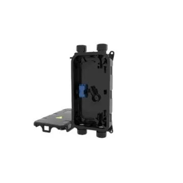 HellermannTyton Connectivity 2 Port LC Single Mode Fibre Optic Patch Panel With 1 Ports Populated - CCPXX-X1111X1LP002/BK product image