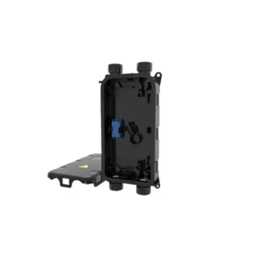 HellermannTyton Connectivity 2 Port LC Single Mode Fibre Optic Patch Panel With 1 Ports Populated - CCPXX-X1111X1LP002/BK product image