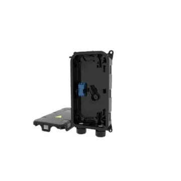 HellermannTyton Connectivity 2 Port LC Single Mode Fibre Optic Patch Panel With 1 Ports Populated - CCPXX-X11XXX1LP002/BK product image