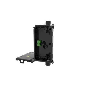 HellermannTyton Connectivity 2 Port LC Single Mode Fibre Optic Patch Panel With 1 Ports Populated - CCPXX-X1X1XX1AP002/BK product image