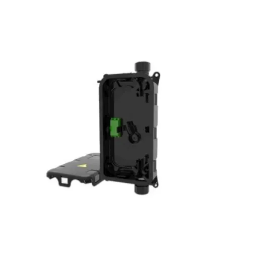 HellermannTyton Connectivity 2 Port LC Single Mode Fibre Optic Patch Panel With 1 Ports Populated - CCPXX-X1X1XX1AP002/BK product image