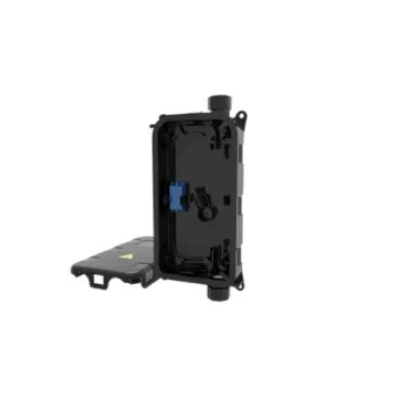 HellermannTyton Connectivity 2 Port LC Single Mode Fibre Optic Patch Panel With 1 Ports Populated - CCPXX-X1X1XX1LP002/BK product image