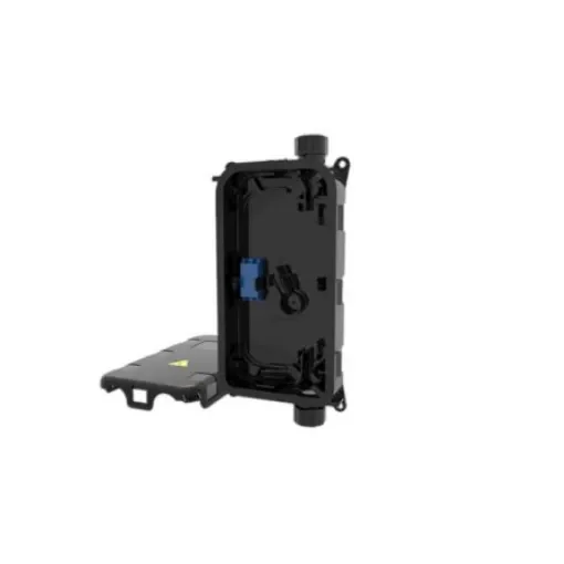 HellermannTyton Connectivity 2 Port LC Single Mode Fibre Optic Patch Panel With 1 Ports Populated - CCPXX-X1X1XX1LP002/BK product image