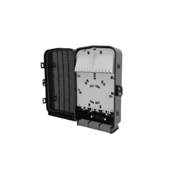 HellermannTyton Connectivity 12 Port Single Mode Fibre Optic Patch Panel With 0 Ports Populated - FFE12-03LCXXXX1/BK product image