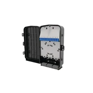 HellermannTyton Connectivity 12 Port LC Single Mode Fibre Optic Patch Panel With 12 Ports Populated - FFE12-04LCPPXX1/BK product image