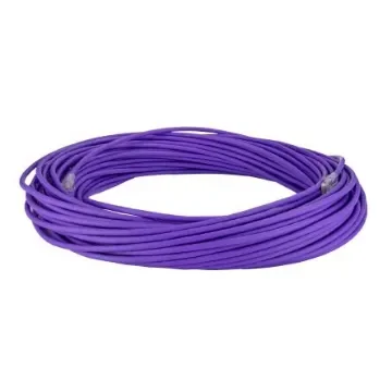 HellermannTyton Connectivity, 50m Cat6, Purple RJ45 to RJ45, Unshielded, Terminated - RJ45NGB-50.0M-S-LS/VI-CCA product image